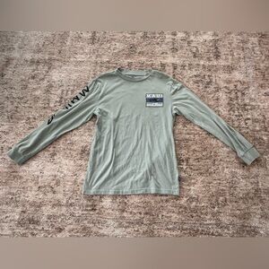 Maui and Sons Sage Green Long Sleeve Tee